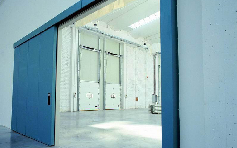  唐山冀東水泥集團大型工業平移門工程