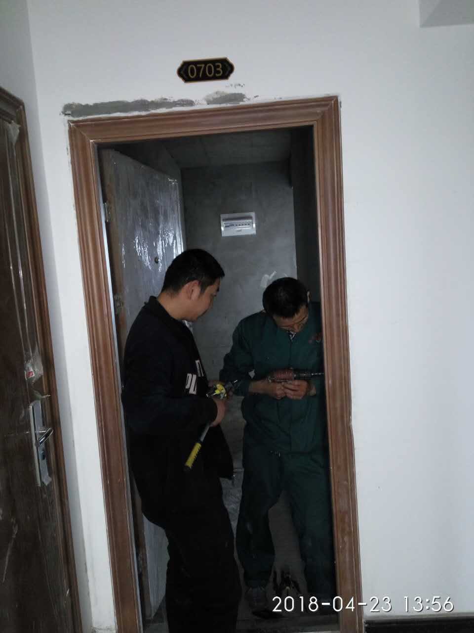 2018年4月23日榆次工地安裝現場